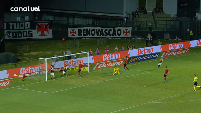 Vasco 1 X 2 Atlético-GO _GOOOL! MAXIME DOMINGUEZ