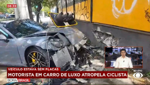 Motorista de Porsche atropela ciclista na zona oeste de São Paulo