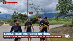 Repórter da Band é resgatado após desaparecer em trilha no litoral de SP