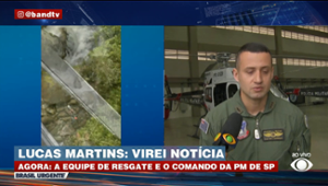 Corpo de bombeiros conta como foi resgate de repórter da Band