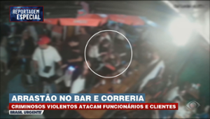 Criminosos encapuzados fazem arrastão em bar no Butantã, em SP