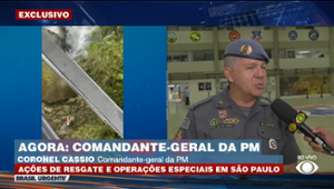 Comandante-geral da PM fala sobre ação de resgate de repórter da Band