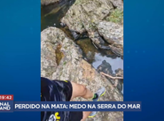 Tensão e medo: repórter da Band se perdeu em trilha na Serra do Mar