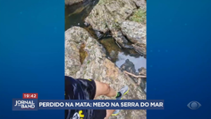 Tensão e medo: repórter da Band se perdeu em trilha na Serra do Mar