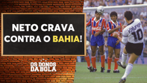 Veja os gols do Neto pelo Corinthians contra o Bahia, adversário do Timão