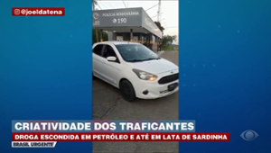 Criatividade do crime: drogas encontradas na sardinha