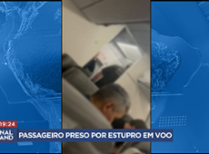 Passageiro é preso por suspeita de estupro durante voo