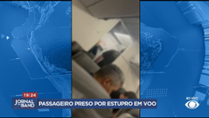 Passageiro é preso por suspeita de estupro durante voo