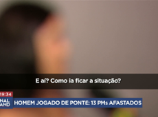 PMs que jogaram homem de ponte são afastados