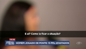 PMs que jogaram homem de ponte são afastados