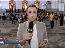 Protesto de professores termina em confusão no Rio de Janeiro