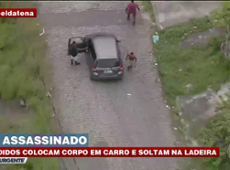 Bandidos colocam corpo de PM em carro e soltam na ladeira