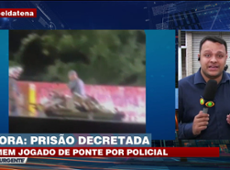 Policial que jogou homem de ponte tem a prisão decretada