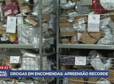 Receita fez apreensão recorde de encomendas com drogas