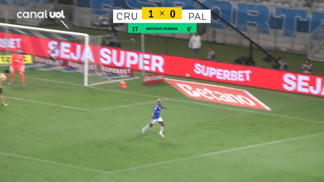 Cruzeiro 1 X 0 Palmeiras _GOOOL!MATHEUS PEREIRA