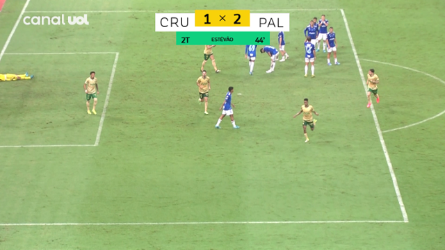 Cruzeiro 1 X 2 Palmeiras _ GOOOL!ESTÊVÃO