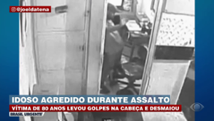 Idoso é agredido durante assalto