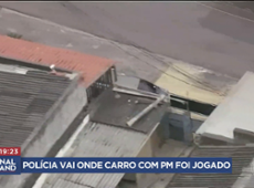 Polícia vai onde carro com PM foi jogado no Rio de Janeiro