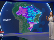 Nova frente fria provoca chuva Sul no país