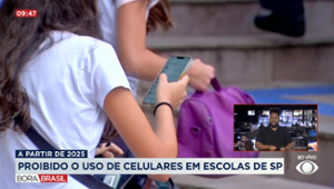 Uso de celulares é proibido dentro de escolas públicas e particulares de SP