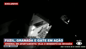 Arsenal de guerra é apreendido em apartamento durante operação do GATE