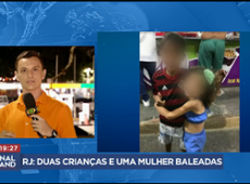 RJ: duas crianças e uma mulher são baleadas por criminosos