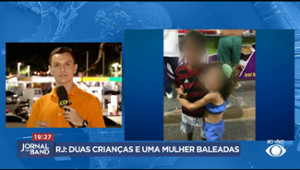 RJ: duas crianças e uma mulher são baleadas por criminosos