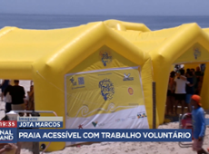 Projeto no Rio leva lazer e esportes na praia para pessoas com deficiência