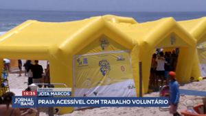 Projeto no Rio leva lazer e esportes na praia para pessoas com deficiência