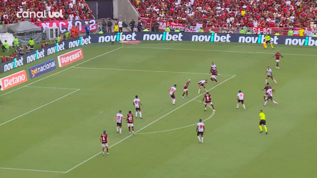 Fim de jogo! Flamengo e Vitória empatam em 2 x 2.