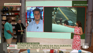 EM PLENA LUZ DO DIA! Homem dá tiros no meio da rua durante briga