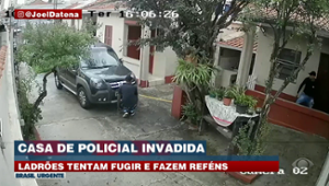 Casa de Policial é invadida e ladrões fazem reféns