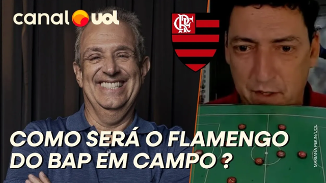 Como será o Flamengo do BAP em campo? Pressão e circulação de bola! PVC mostra na prancheta