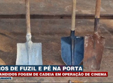 Bandidos fogem de presídio e trocam tiros de fuzil