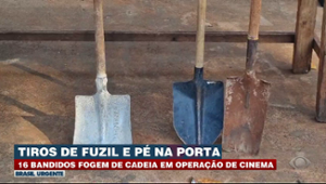 Bandidos fogem de presídio e trocam tiros de fuzil