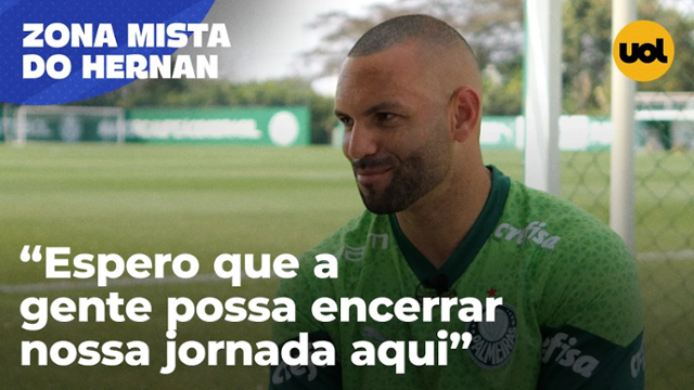 Weverton cita filhos e se declara ao Palmeiras: 'Não sentido viver em outro lugar'