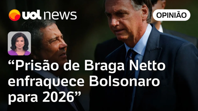 Raquel Landim: Prisão de Braga Netto enfraquece Bolsonaro e deixa Lula mais forte para 2026