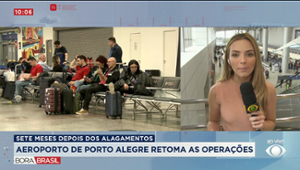 Aeroporto de Porto Alegre (RS) retoma 100% das operações