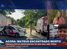 Criança que estava desaparecida há seis dias é encontrada morta