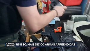 RS e SC: mais de 100 armas apreendidas