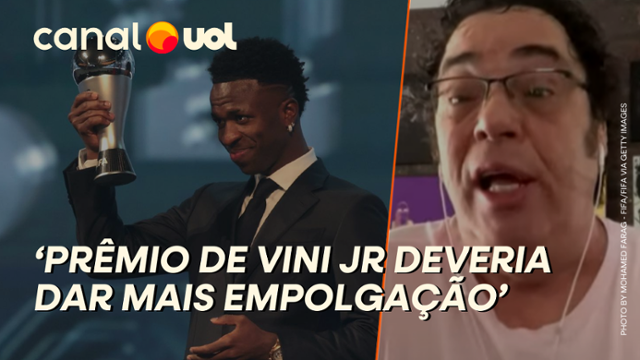 Casagrande: prêmio de Vini Jr deveria dar mais empolgação, estamos em baixa há muito tempo