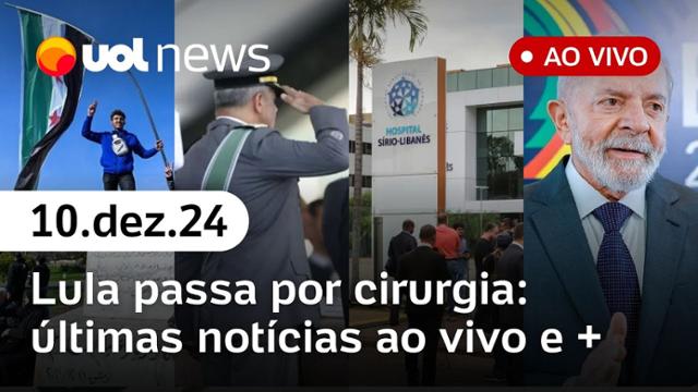 Lula está bem e sem sequelas após cirurgia às pressas, dizem médicos: acompanhe | UOL News 10/12/24