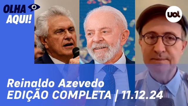 Reinaldo: Novo boletim de saúde do presidente Lula; Caiado inelegível; Nova pesquisa Quaest e mais 11/12/24