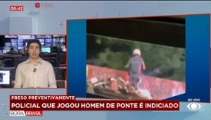 PM é indiciado por jogar homem de ponte em SP