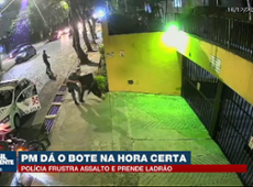 PM dá bote em bandido na hora certa