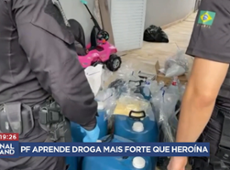 PF apreende droga mais forte que heroína