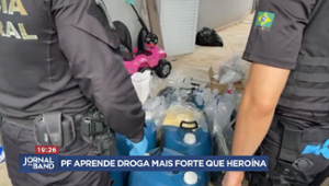 PF apreende droga mais forte que heroína