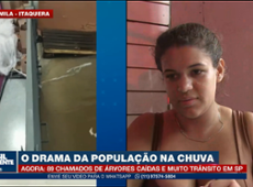 "Todo ano é assim", diz comerciante afetada por fortes chuvas em SP