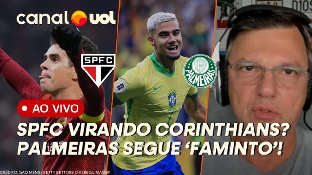 Mauro Cezar ao vivo: Palmeiras 'faminto' no mercado! São Paulo dando uma de Corinthians com Oscar?