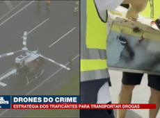 Traficantes levam até 10kg de droga por 50km em drones